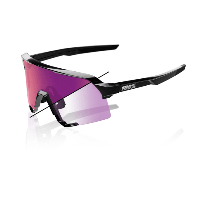 Hovedbilde 100% S3 Gloss Black – Purple Mirror ...