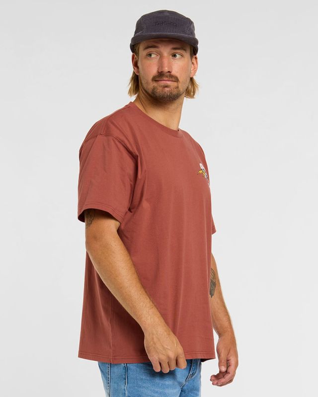 DHaRCO Mens Cotton Tee Rust