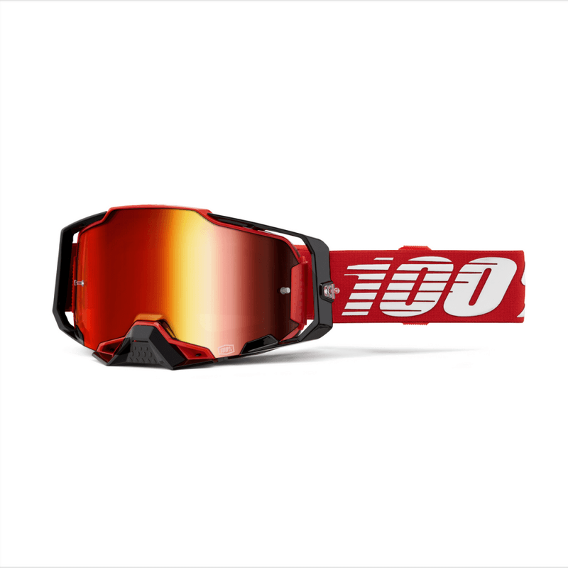 100% ARMEGA Goggle Red – Red Mirror Lens